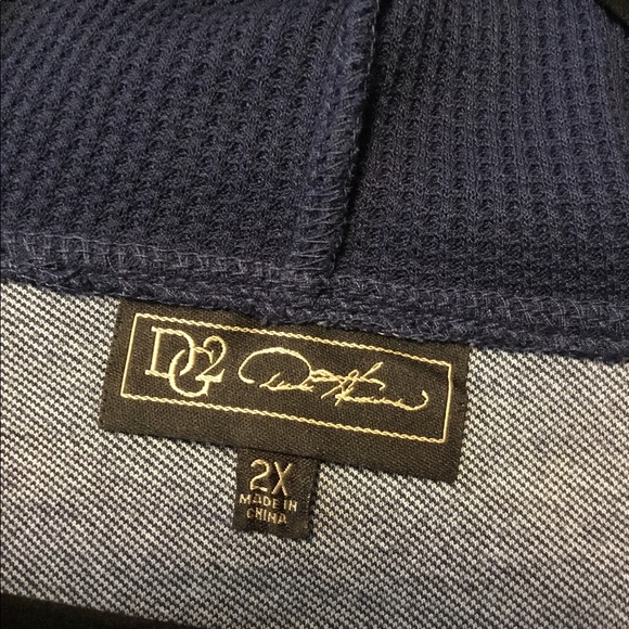 Lovely DG2 denim zipper jacket with hood - Picture 3 of 3